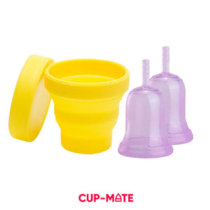 Comfort Guard Set - Liquid Silicone Menstrual Cup Starter Set